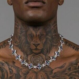 Clover Infinity Link Chain Necklace 20inch